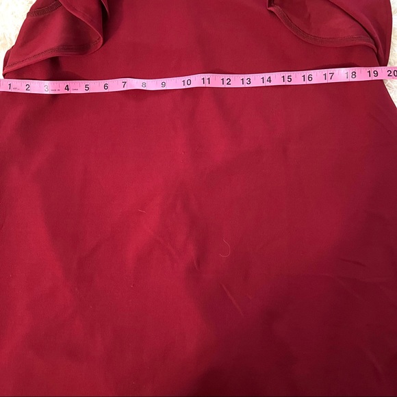 RED GRACIA CRYSTAL JEWELED COLLAR DRESS - Picture 7 of 11